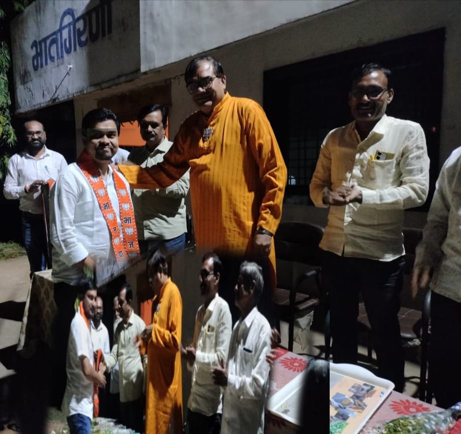 नवरगाव मधील श्रीकांत हेडाऊ यांची भाजपात घरवापसी, तर पियुष जैस्वाल यांचे भाजपात आगमन.